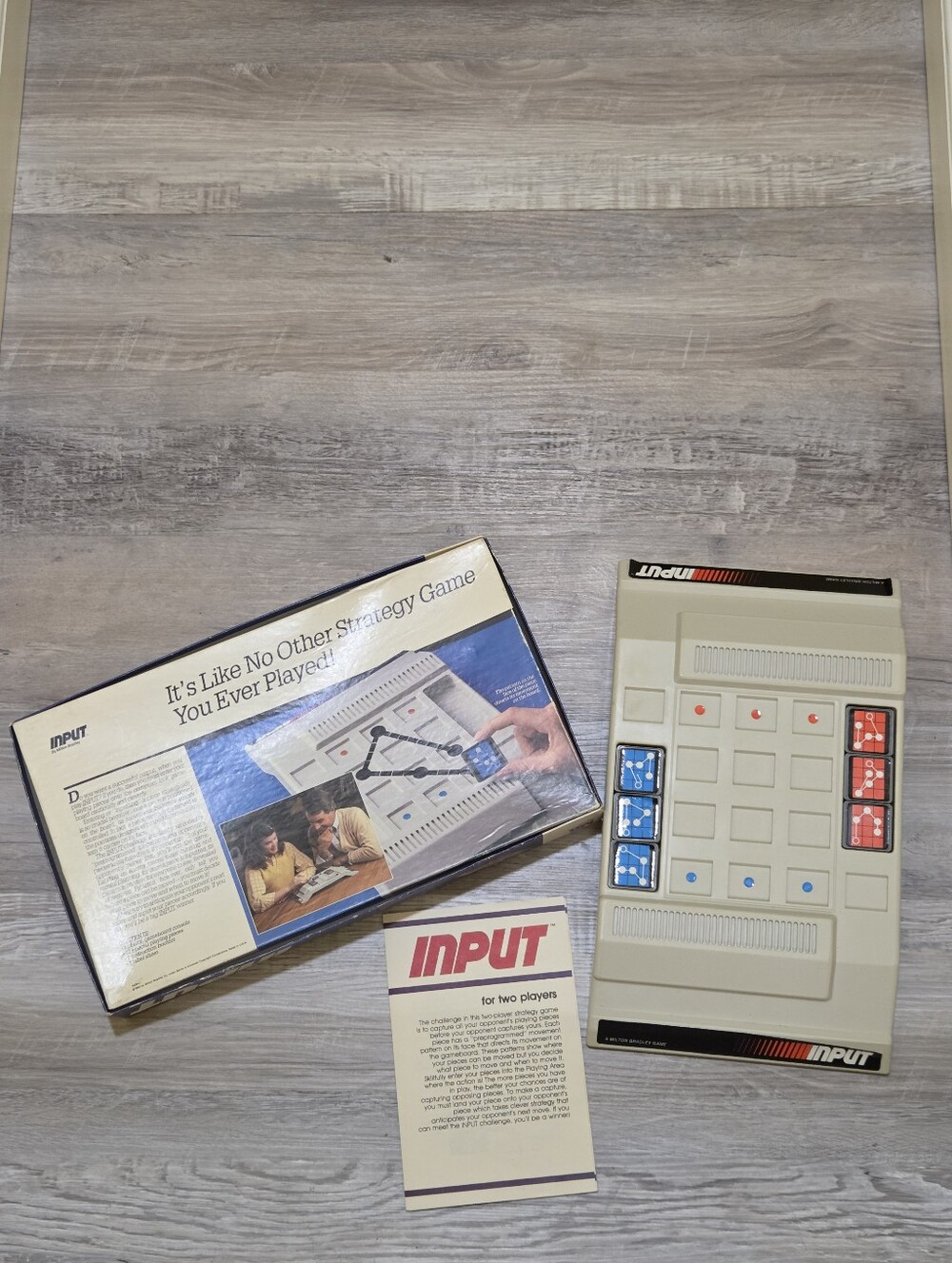 1984 Milton Bradley Co. INPUT Strategy Complete Game w. Original Instructions - Picture 2 of 10